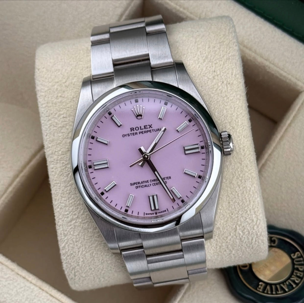 ROLEX OYSTER PERPETUAL PINK
