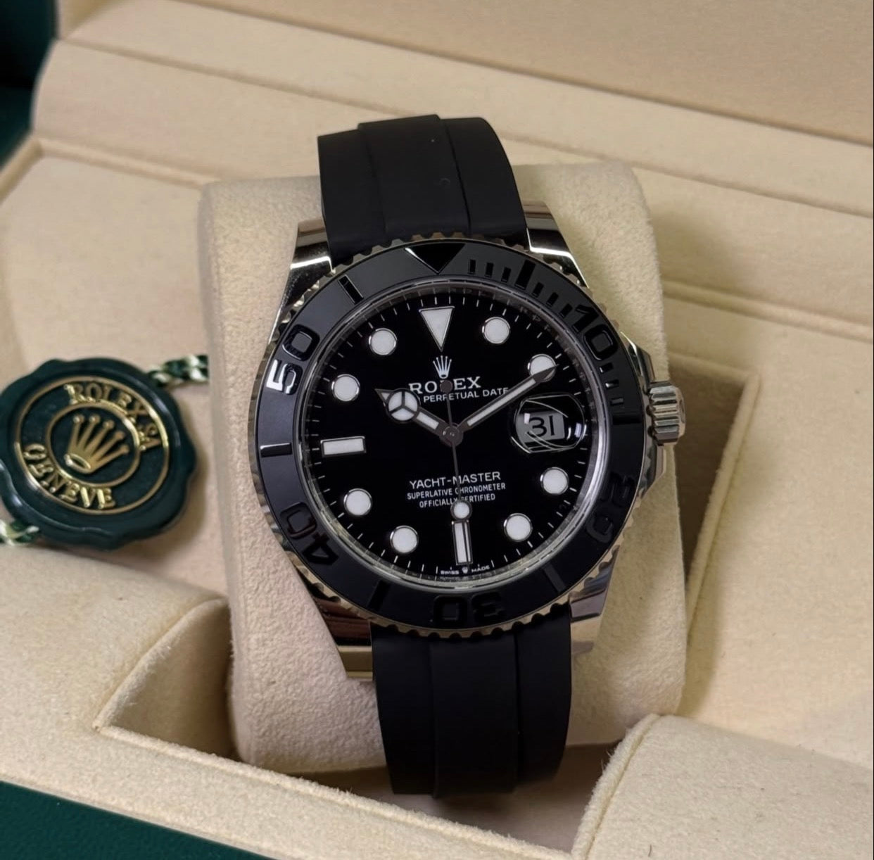 ROLEX YACHT-MASTER OYSTERFLEX BLACK