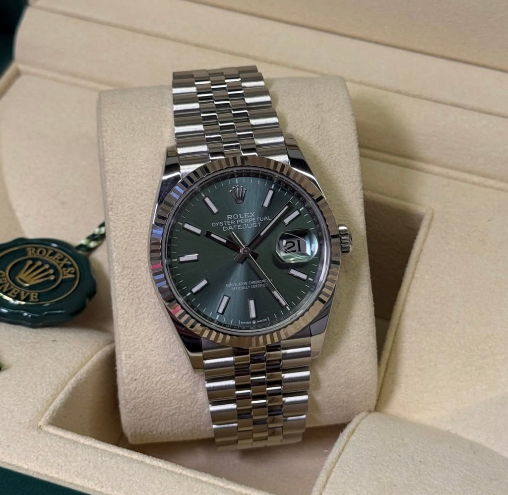 ROLEX DATEJUST JUBILÉE MINT GREEN