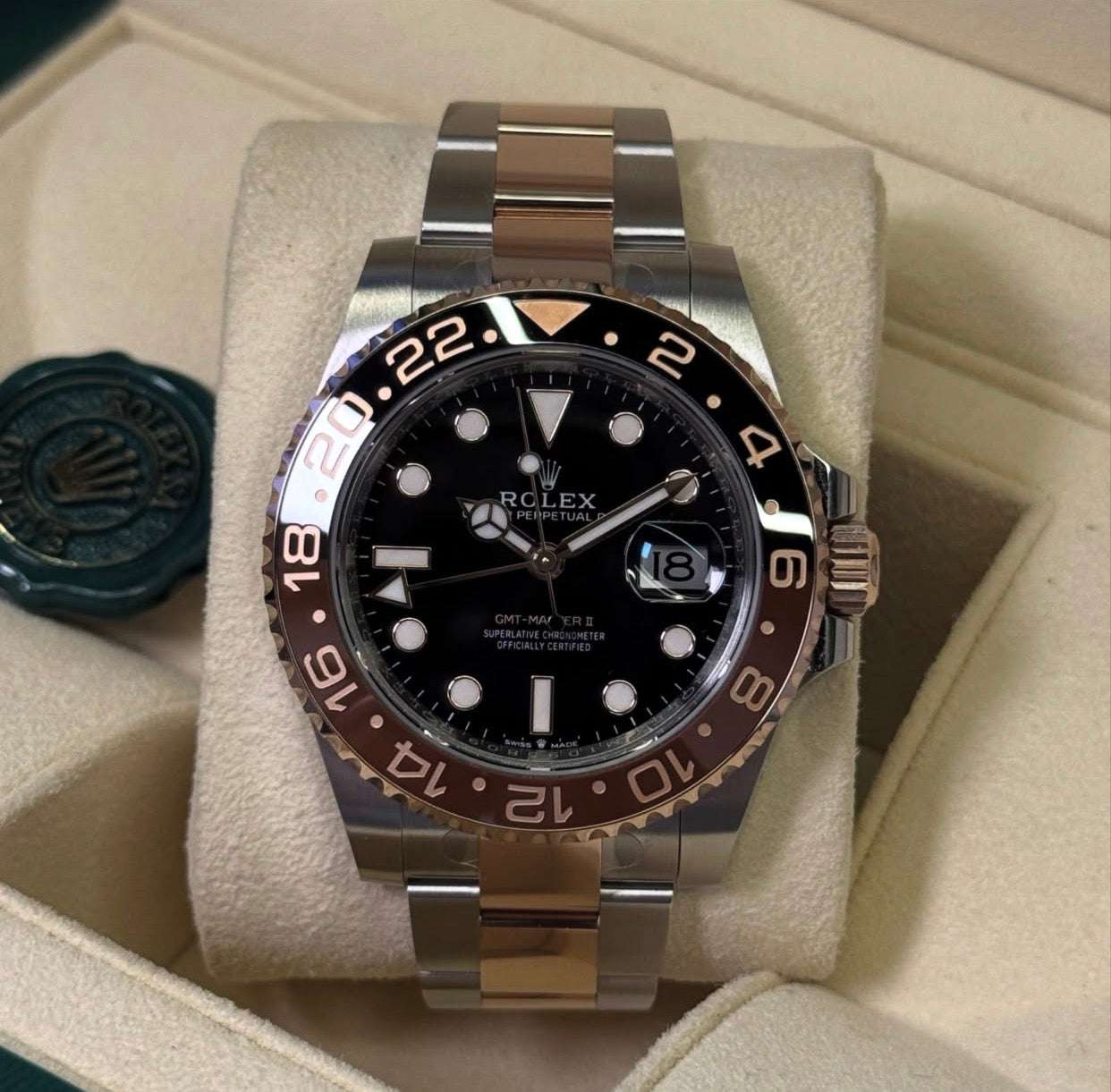 ROLEX GMT MASTER II "ROOT-BEER"