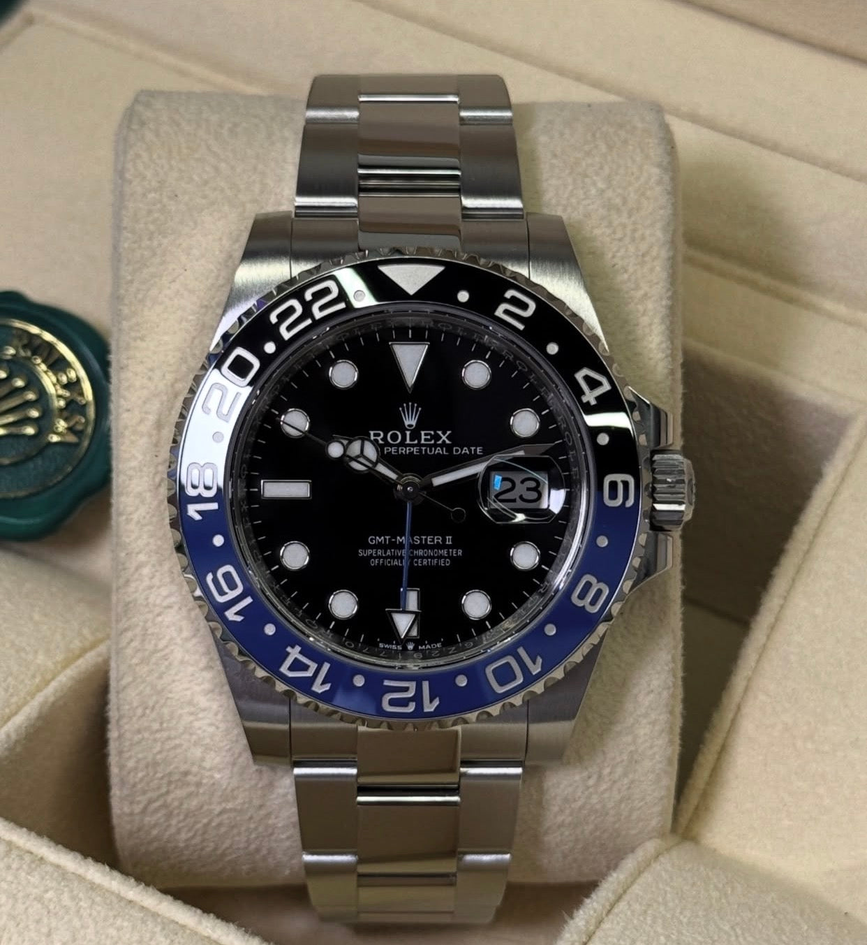ROLEX GMT MASTER II BATMAN