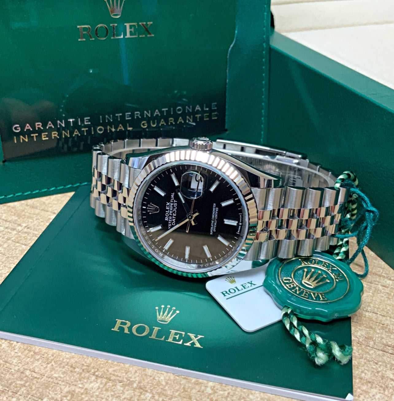 ROLEX DATEJUST JUBILÈE BLACK