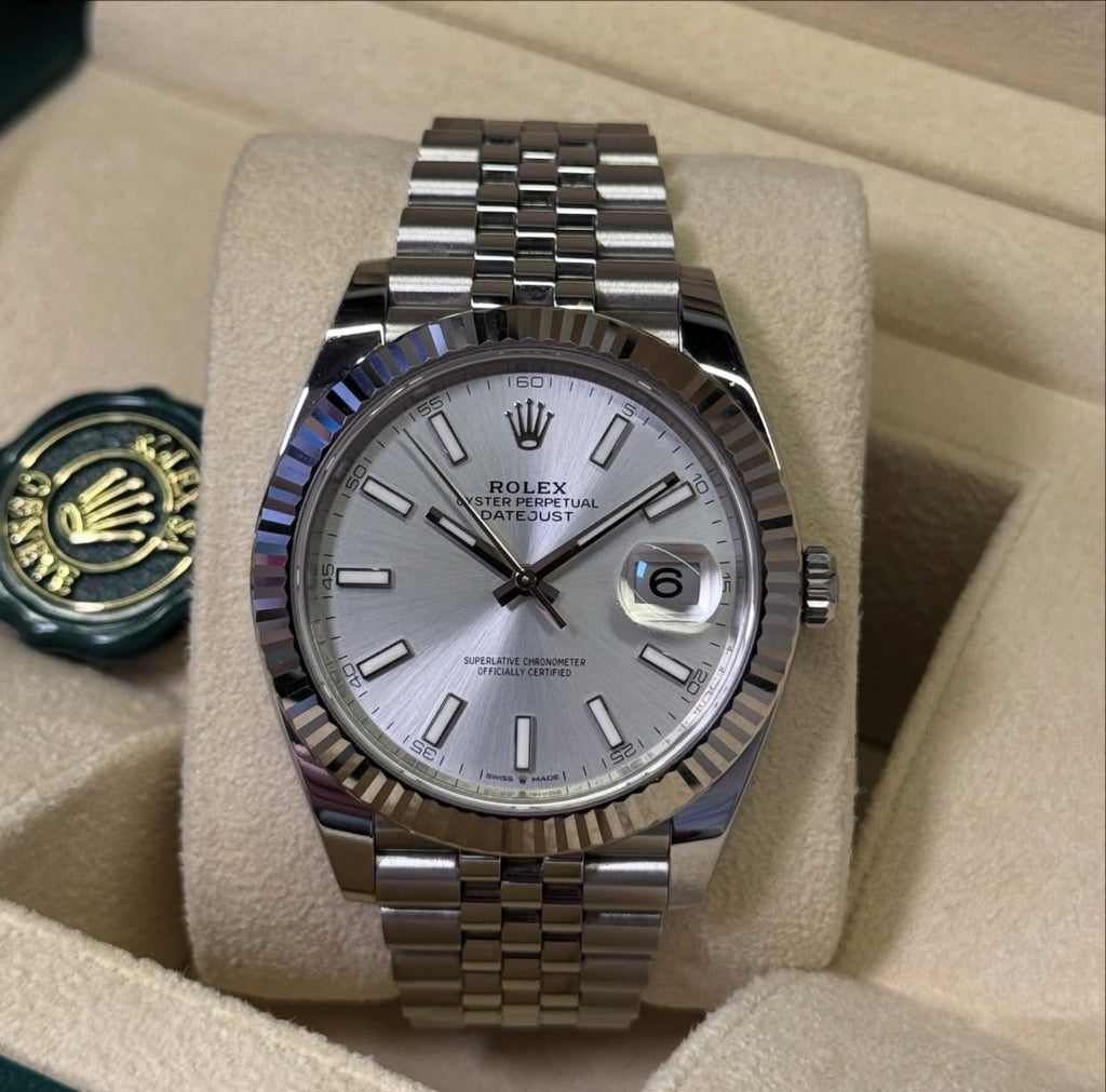 ROLEX DATEJUST JUBILÉE SILVER DIAL