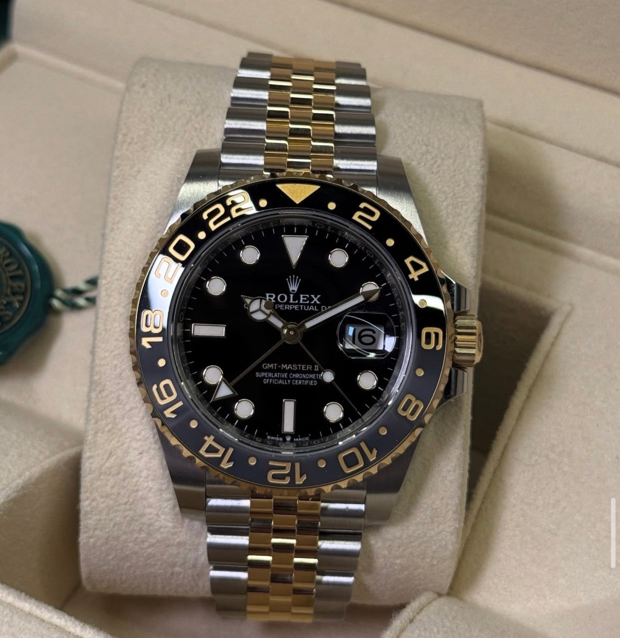 ROLEX GMT-MASTER II JUBILEE  ORO ACCIAIO