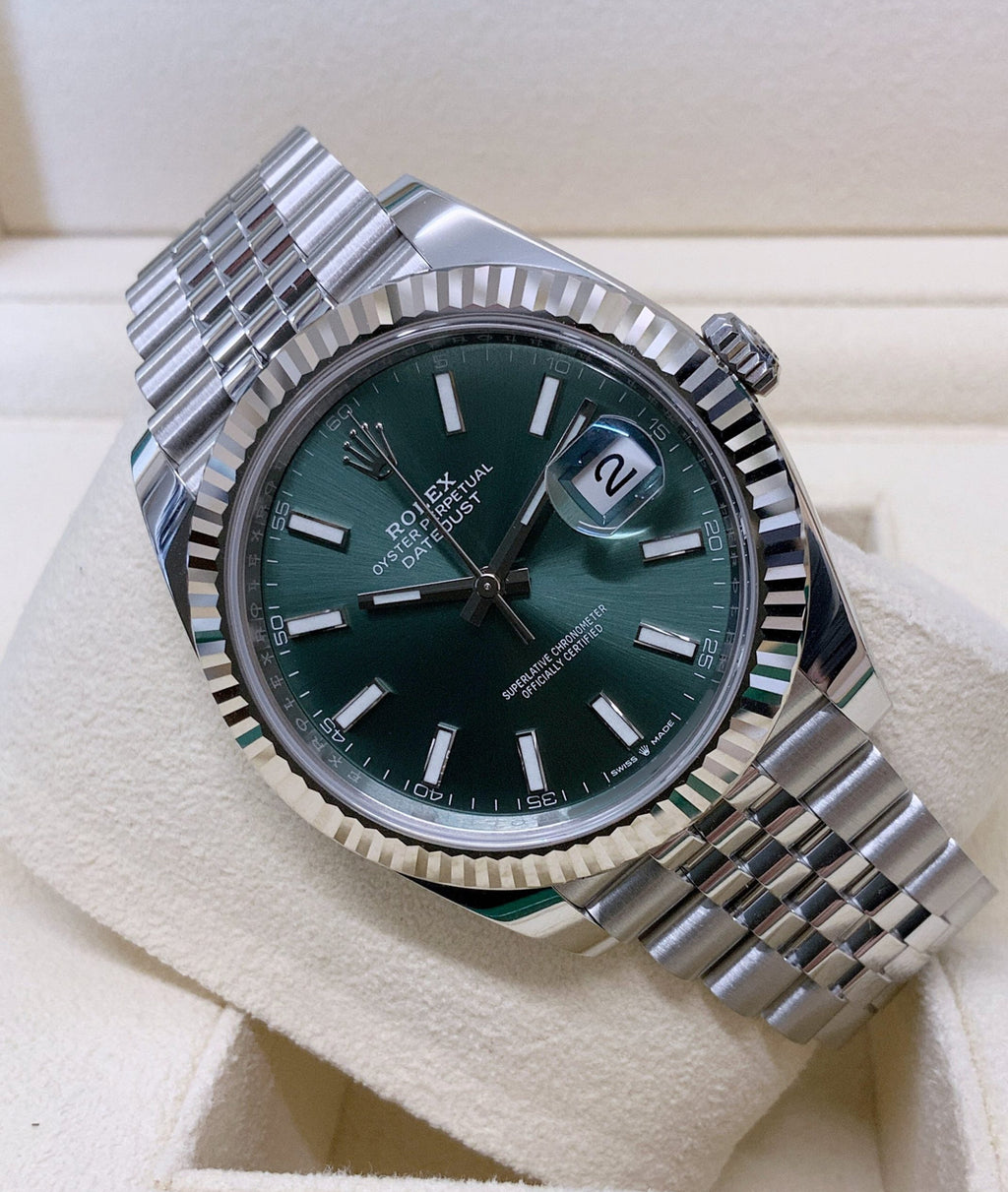 ROLEX DATEJUST JUBILÉE MINT GREEN