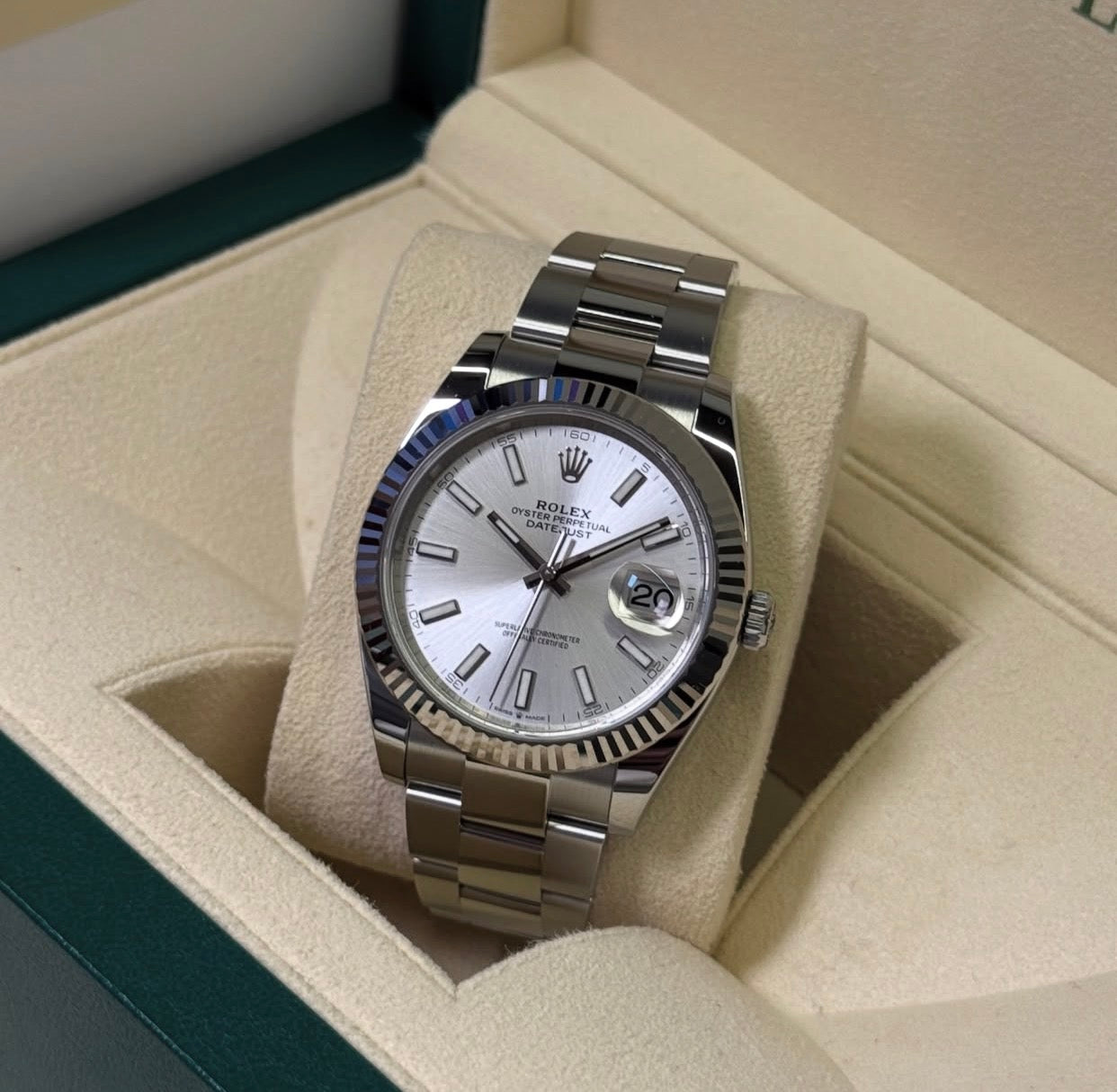ROLEX DATEJUST OYSTER SILVER