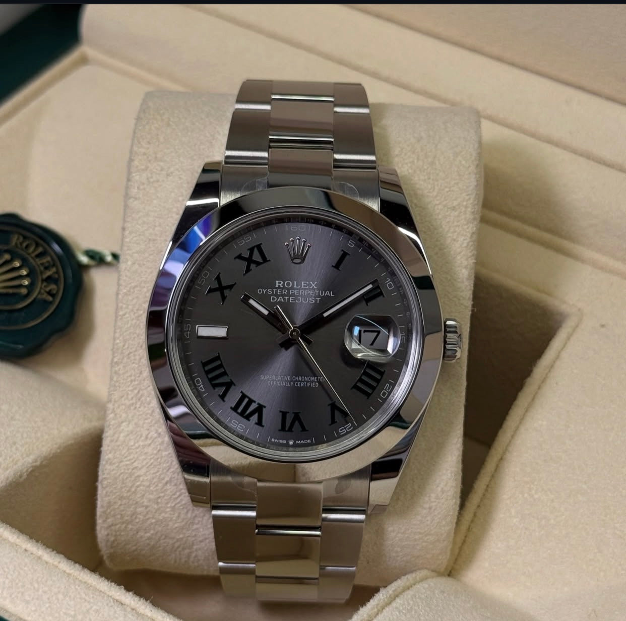ROLEX DATEJUST OYSTER WIMBLEDON LISCIO