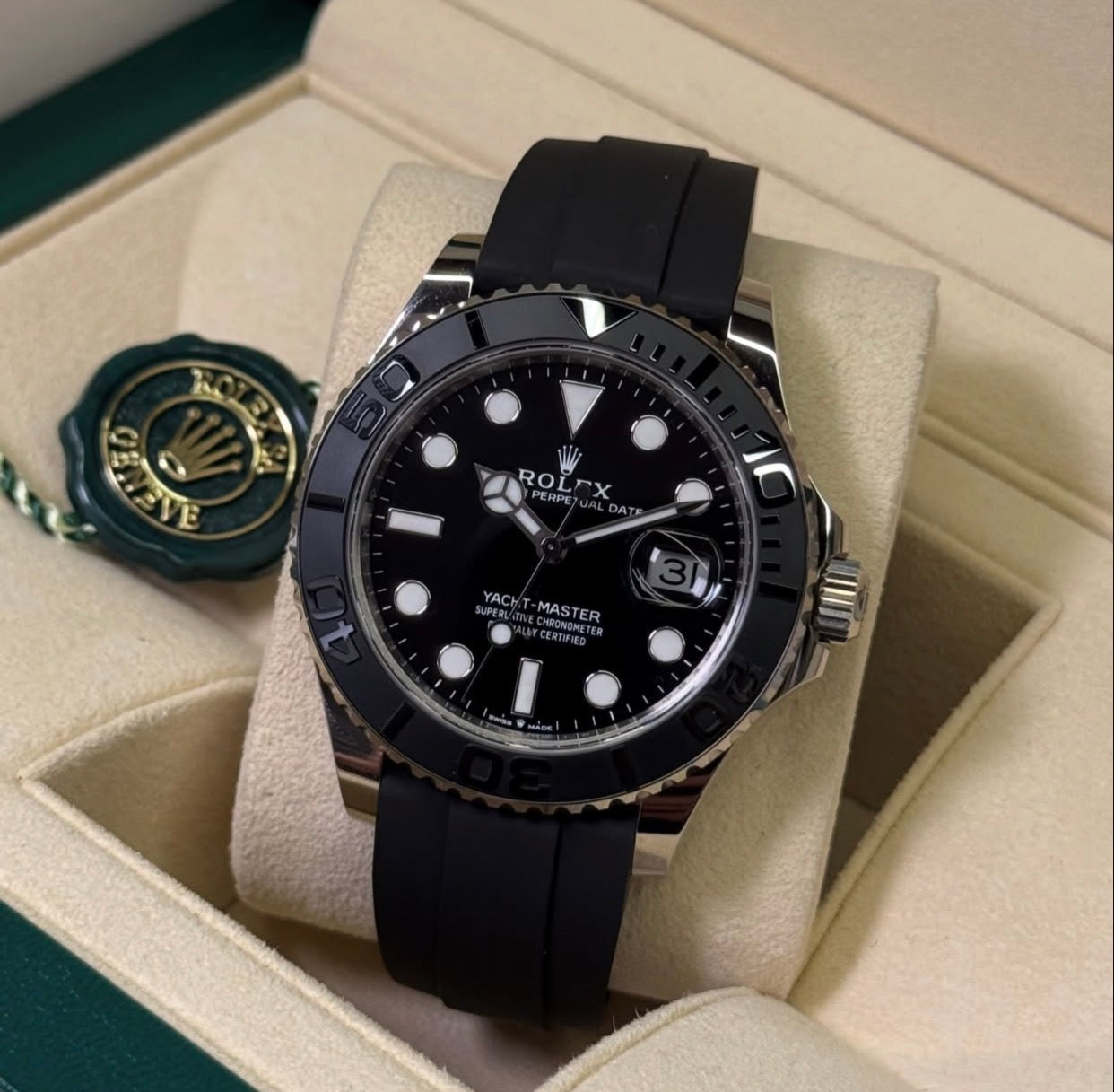 ROLEX YACHT-MASTER OYSTERFLEX BLACK
