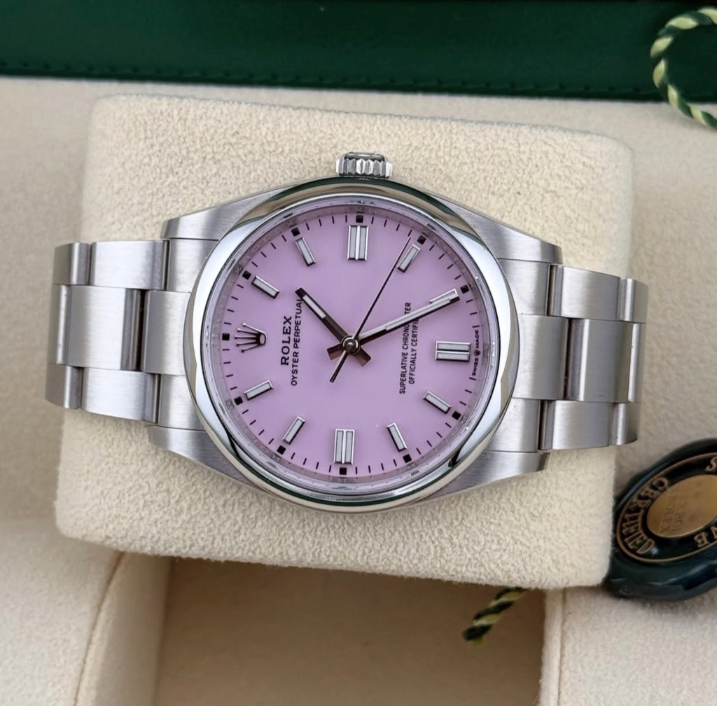 ROLEX OYSTER PERPETUAL PINK