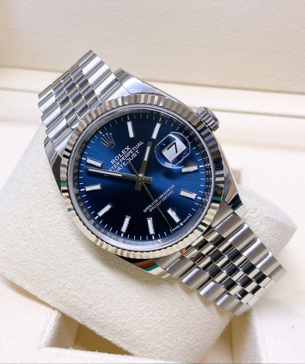 ROLEX DATEJUST JUBILEE OCEAN BLUE