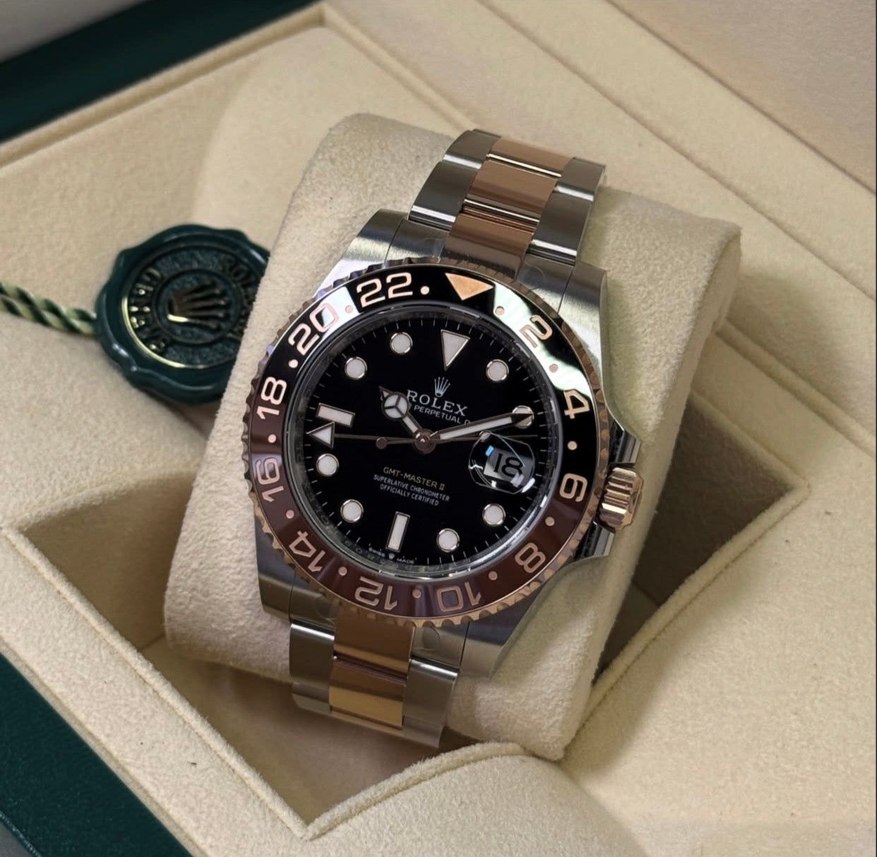 ROLEX GMT MASTER II "ROOT-BEER"