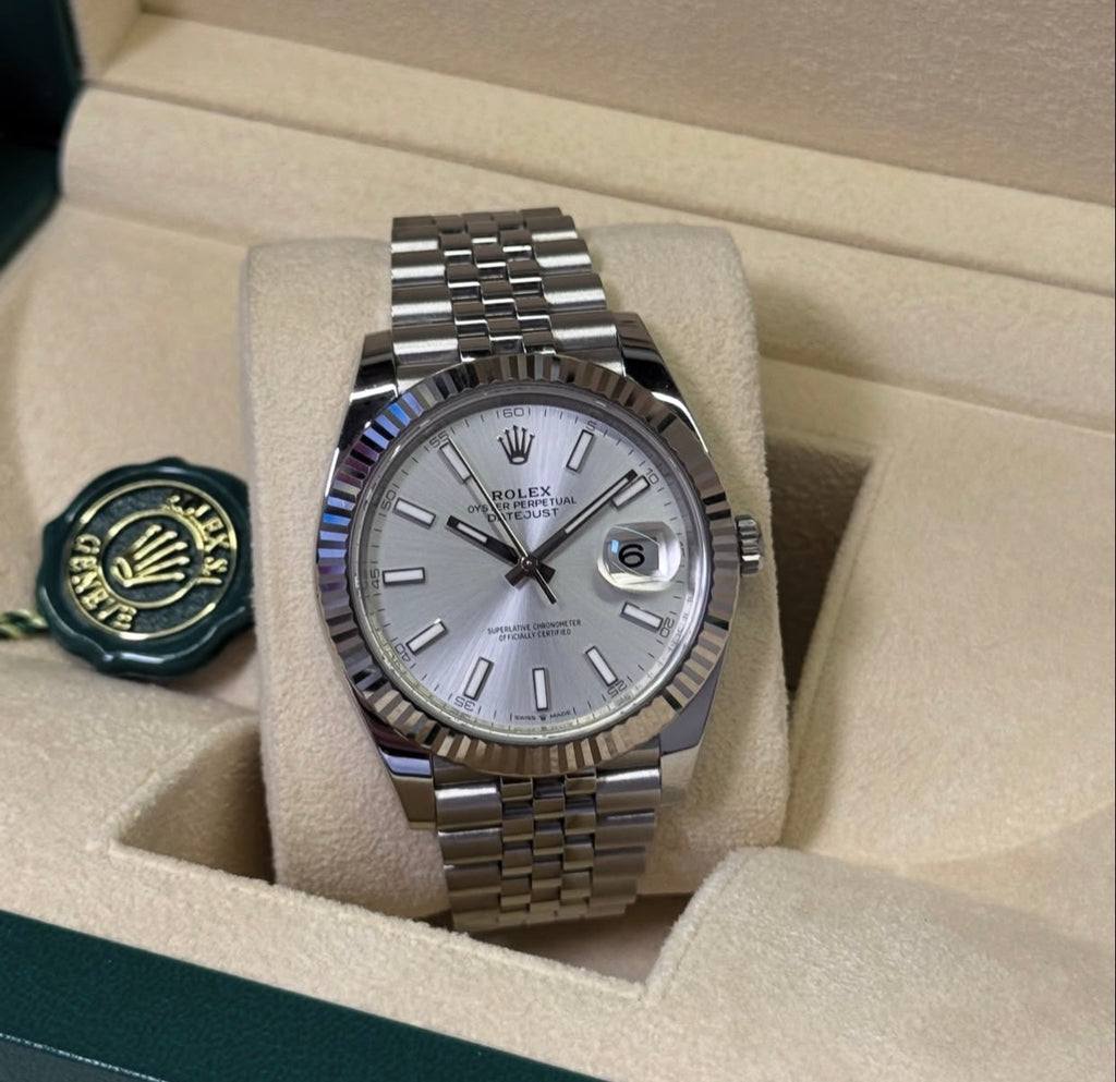 ROLEX DATEJUST JUBILÉE SILVER DIAL