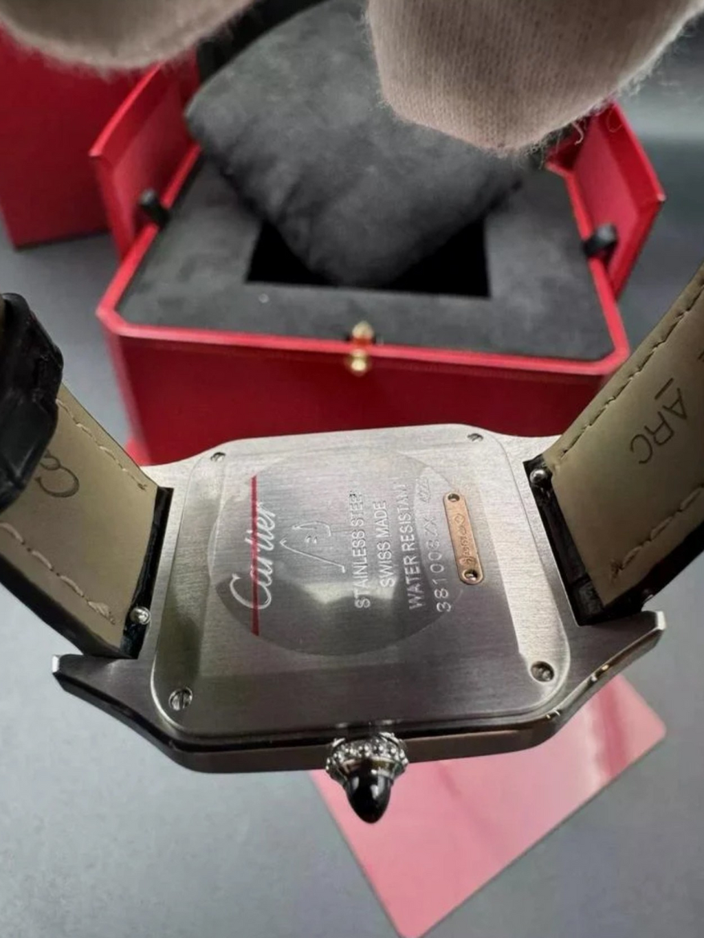 CARTIER SANTOS DUMONT BLACK ROSÉ